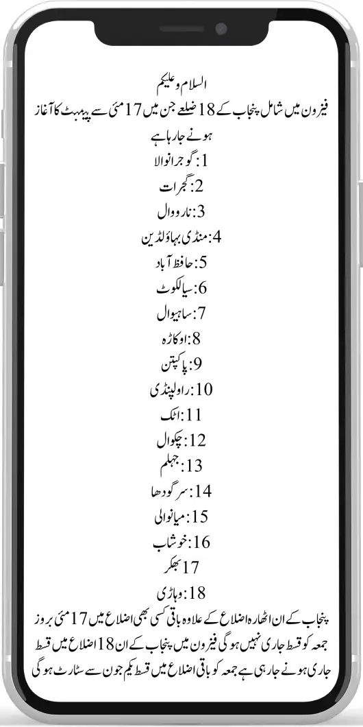 BISP Money Will Start Disturbing in 18 District Of Punjab From 17 May In Phase 1