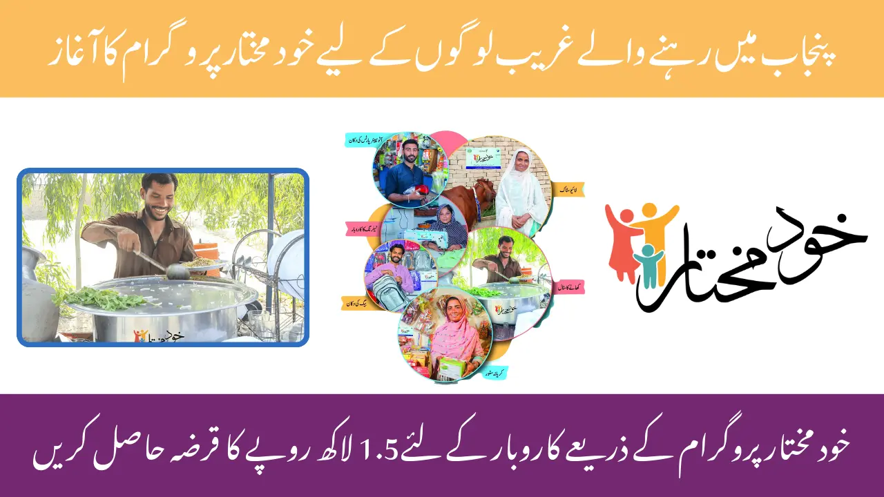 Khud Mukhtar Program 1.5 Lakh Loan All Information